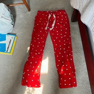 Light weight heart pj pants